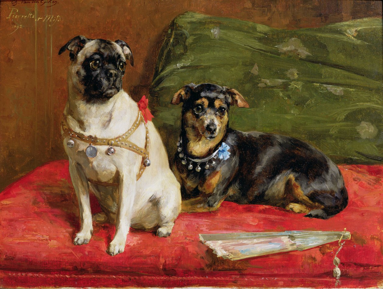 Pierette y Mifs, 1892 de Charles van den Eycken