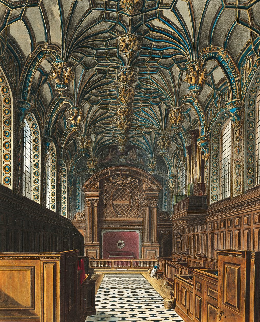 Capilla del Palacio Real de Hampton Court de Charles (after) Wild