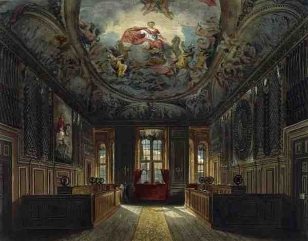 La Cámara de la Guardia de la Reina, Castillo de Windsor, de 