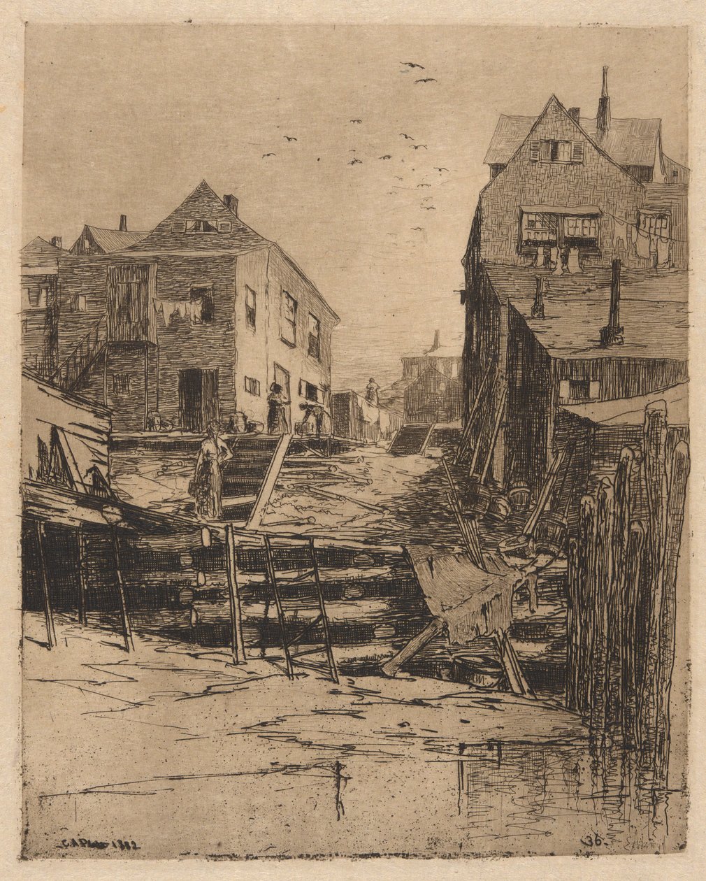 Un rincón de Portland de Charles A. Platt
