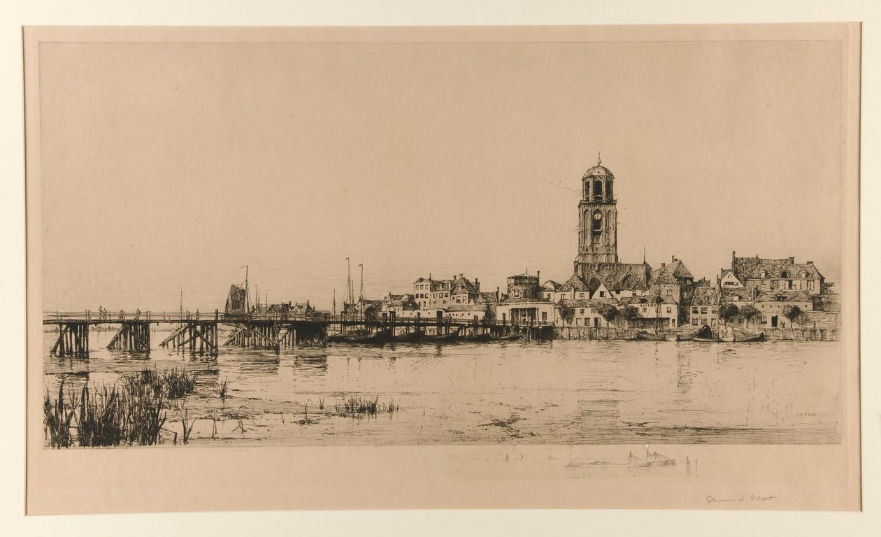 Deventer (escena del puerto) de Charles A. Platt