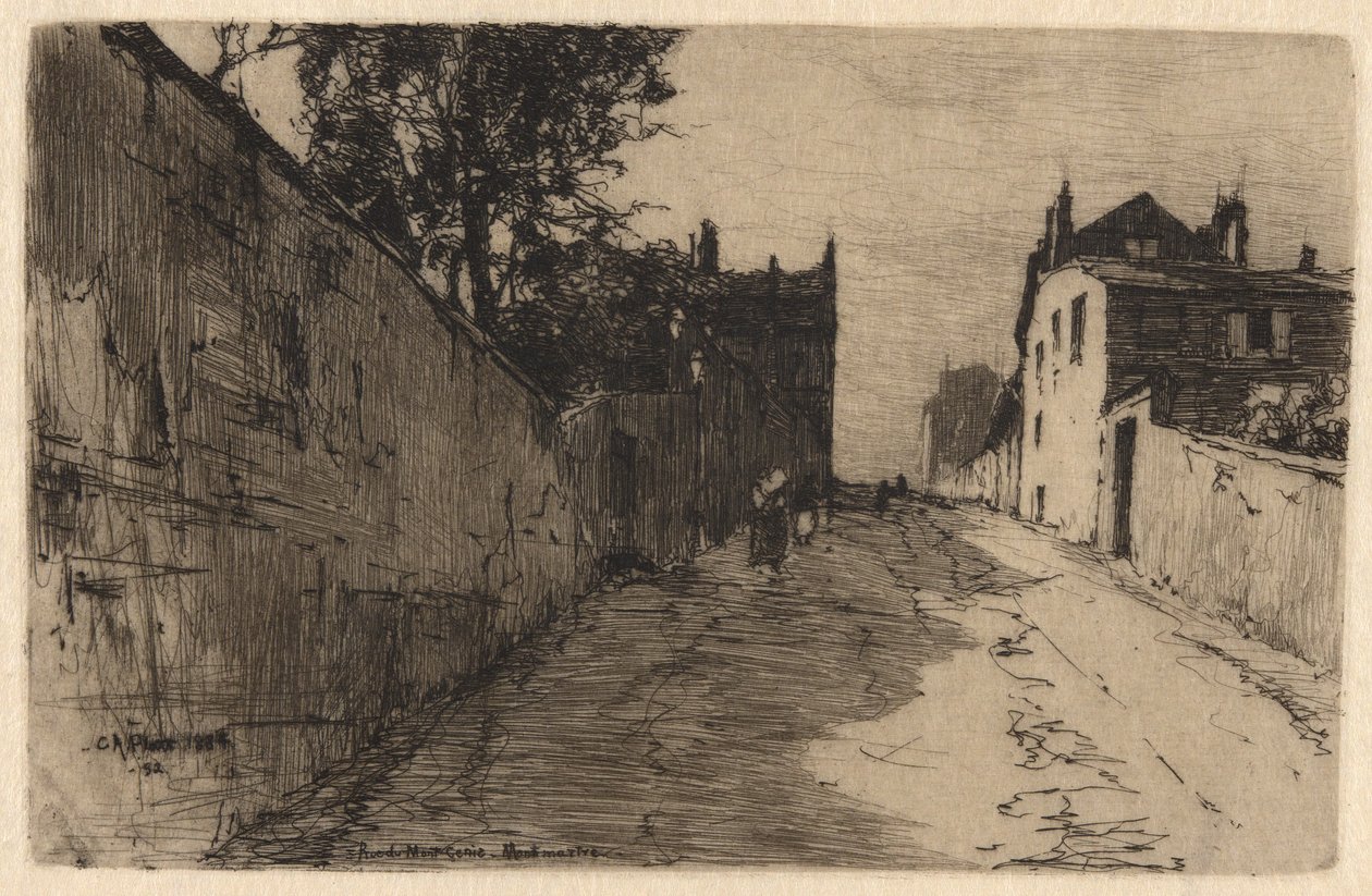 Rue de MontCenis, Montmartre de Charles A. Platt