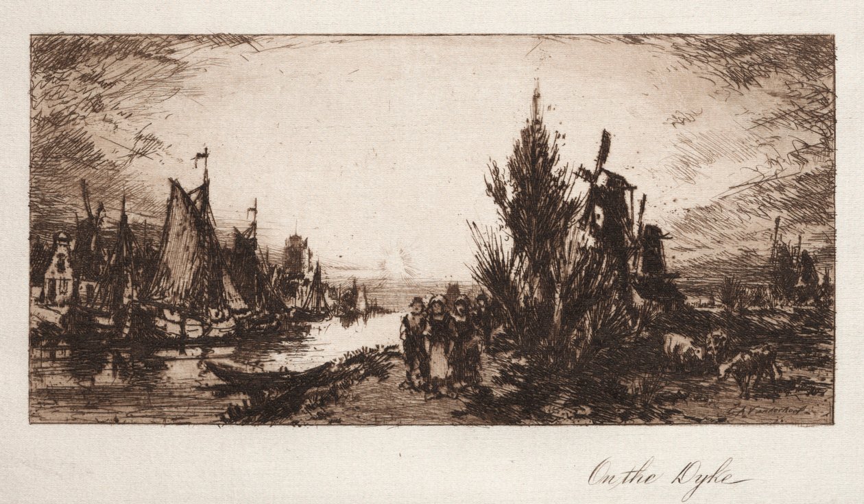 En el dique, 1885 de Charles A. Vanderhoof