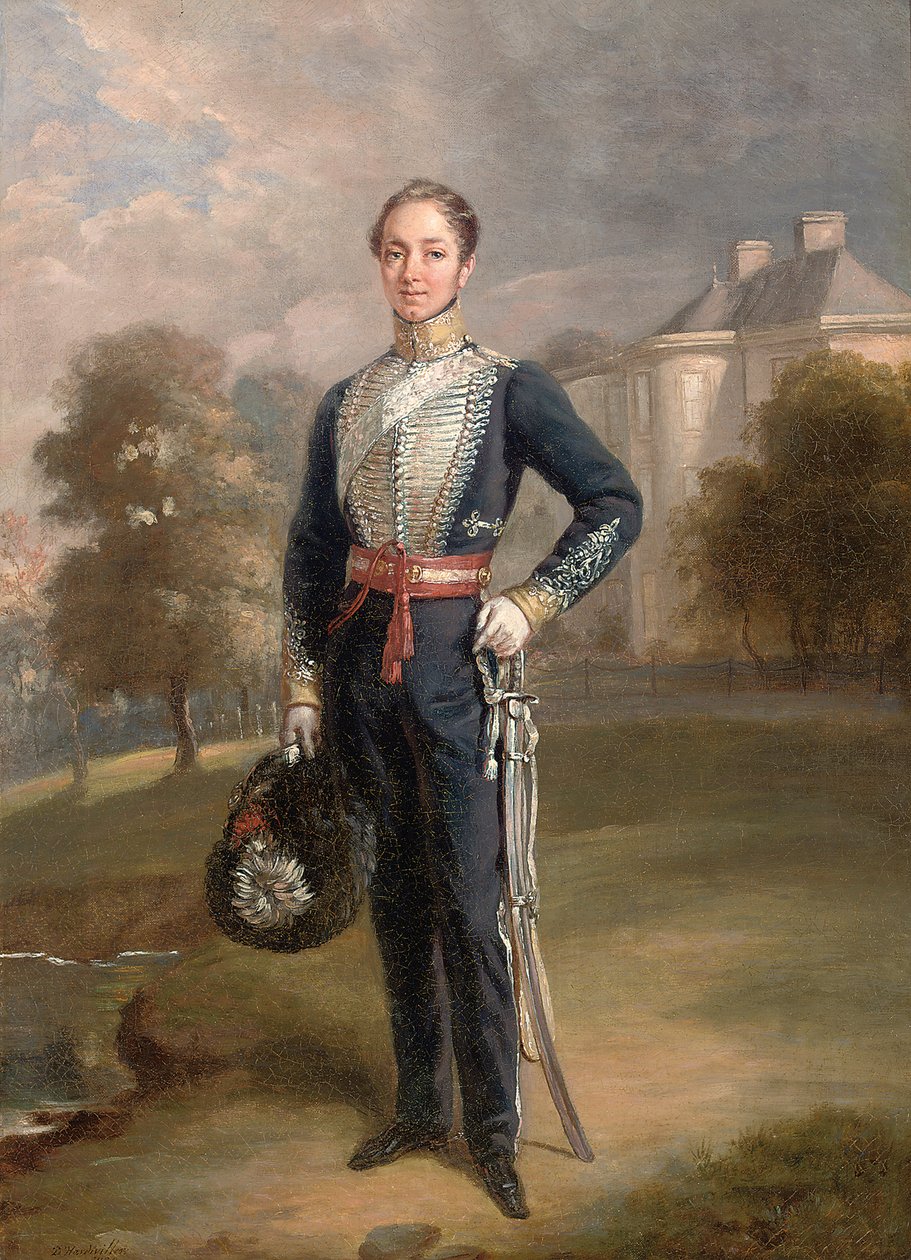 Retrato del teniente George Ramsay de Lixmont, 1838 de Charles Achille DHardiviller