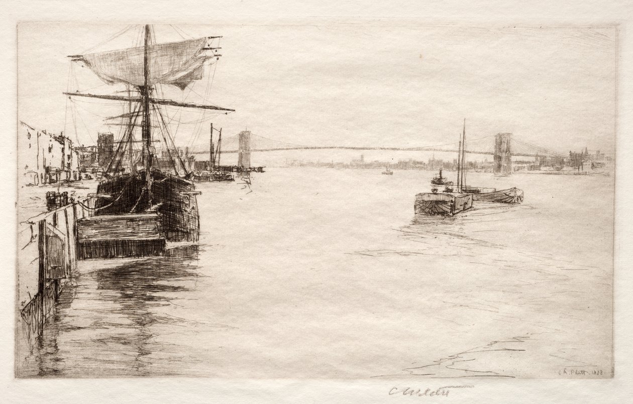 Puente de Brooklyn, 1888 de Charles Adams Platt