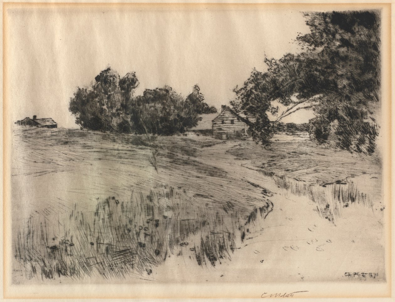 Granja de Cape Ann, 1890 de Charles Adams Platt