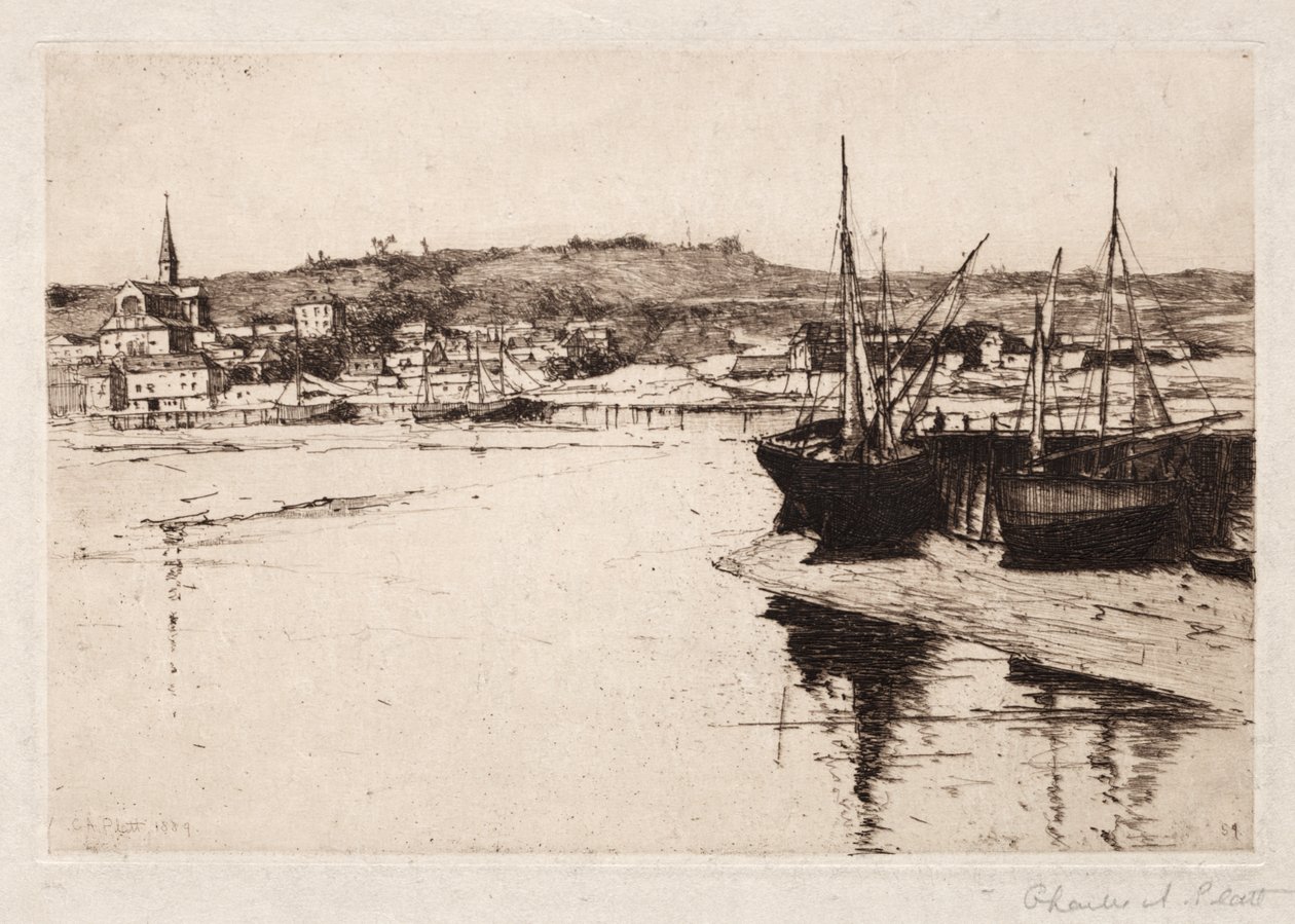 Trouville, 1889 de Charles Adams Platt