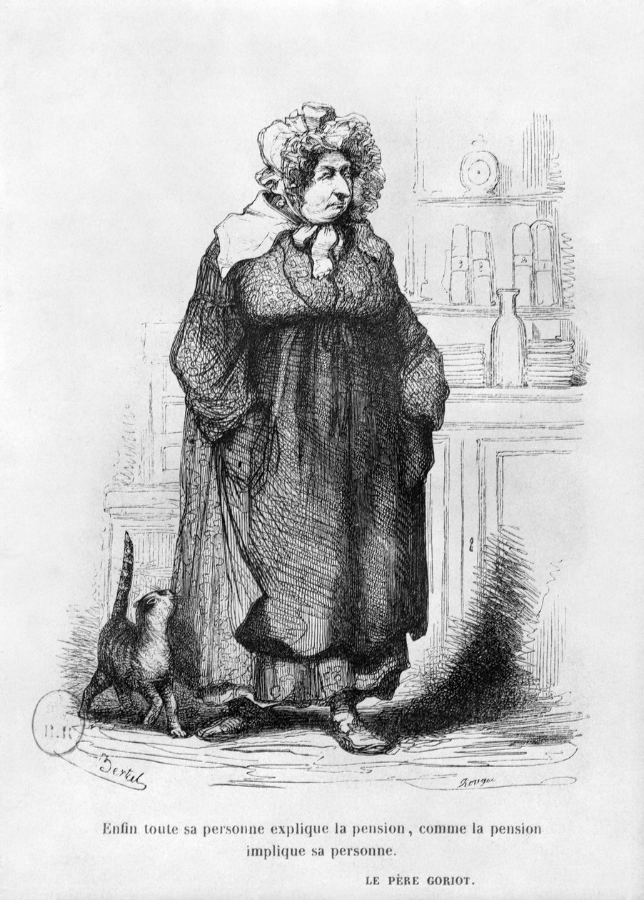 Madame Vauquer, ilustración de 
