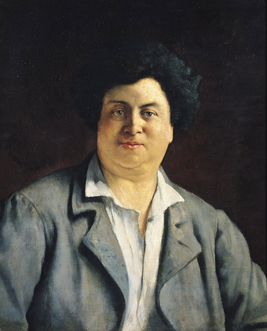 Retrato de Alexandre Dumas padre (1802-70), 1878 de Charles Alphonse Paul Bellay