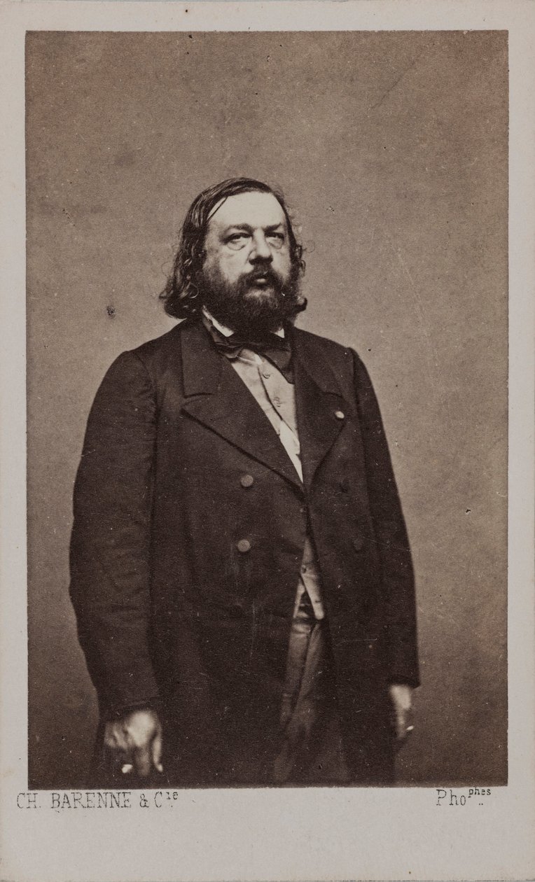 Retrato del poeta Théophile Gautier 1811-1872, 1872 de Charles Amédée Barenne