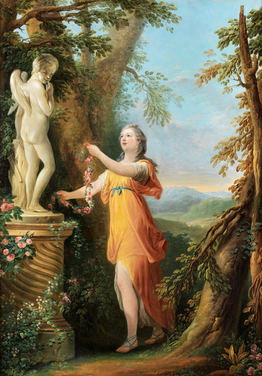 Charles André van Loo Sacrificio por amor de Charles André van Loo