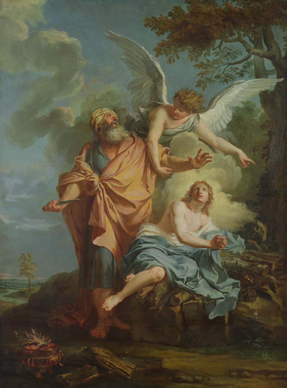 Abraham sacrificando de Charles Antoine Coypel