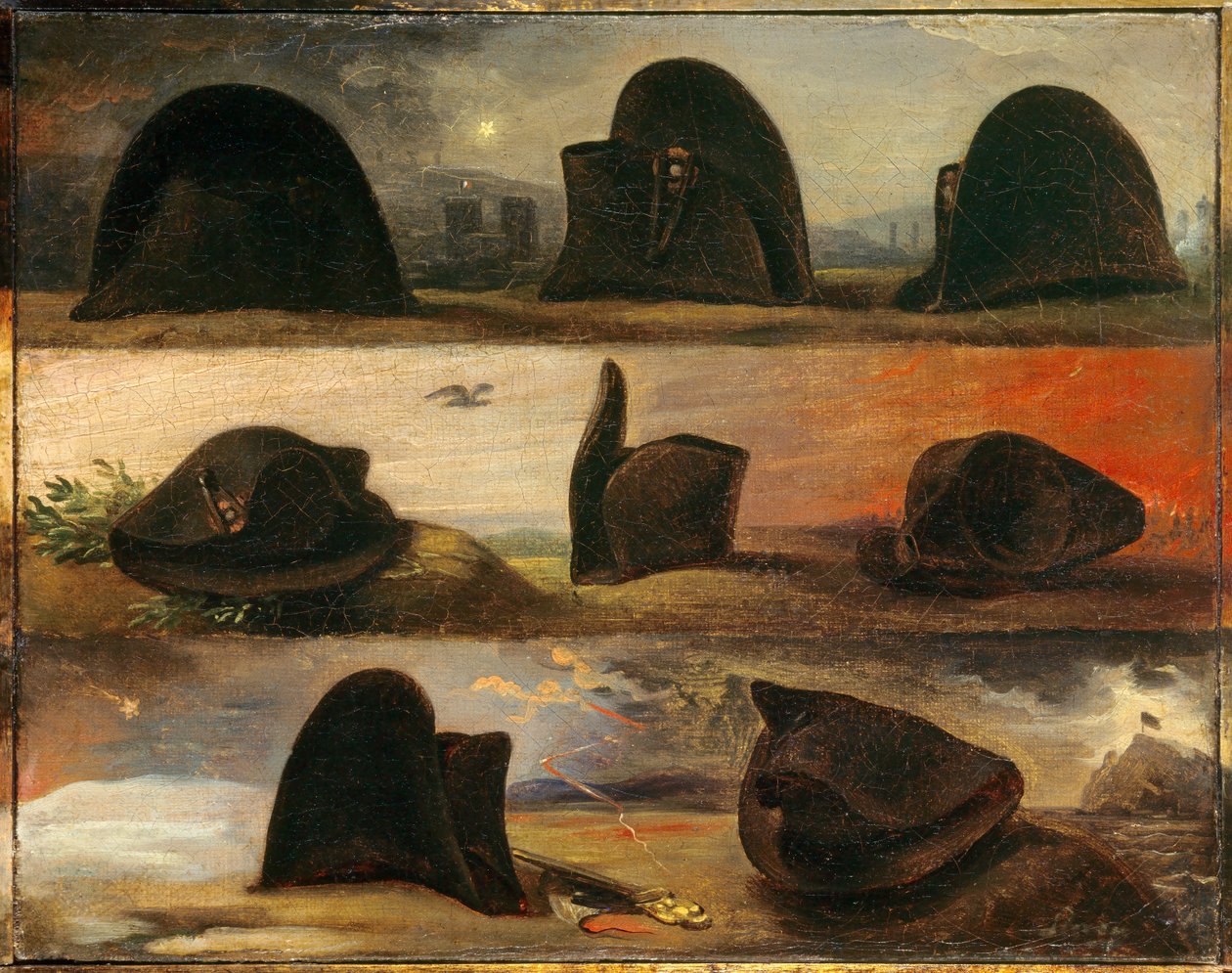 Las épocas de Napoleón I o la vida de Napoleón en ocho sombreros de Charles Auguste Steuben