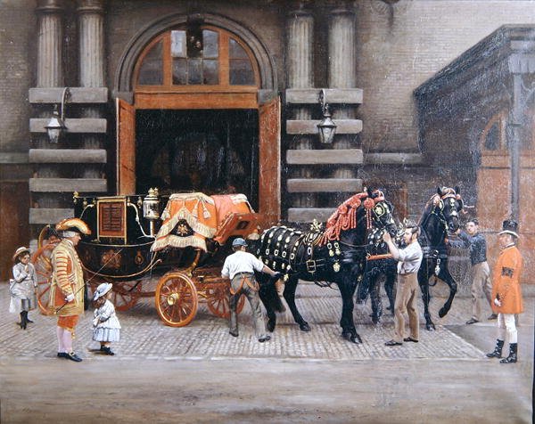 El carruaje del Maestro del Caballo de Charles Augustus Henry Lutyens