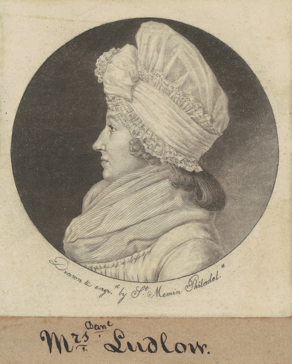 Arabella Duncan Ludlow de Charles B. J. Févret de Saint Mémin