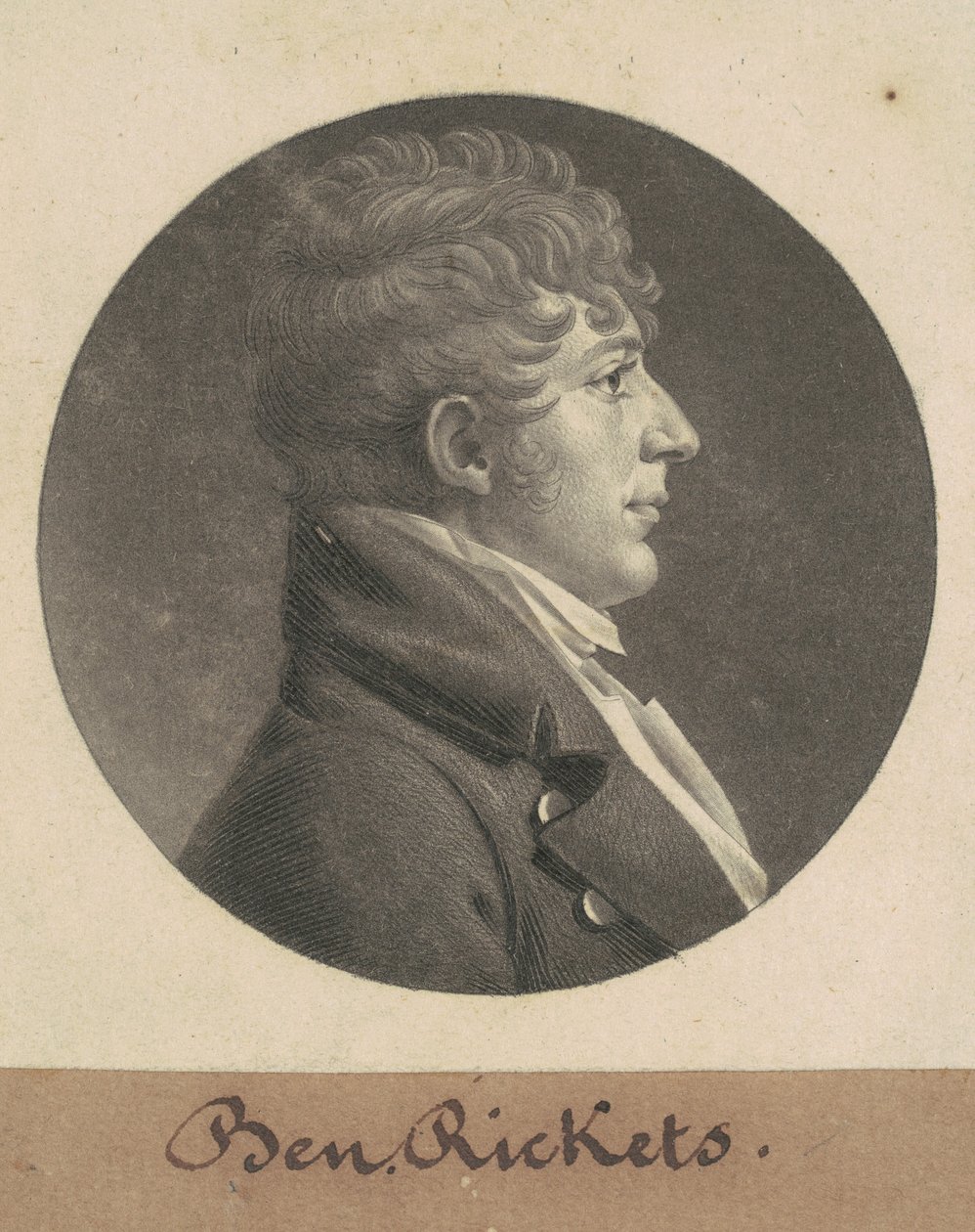 Benjamin Ricketts de Charles B. J. Févret de Saint Mémin