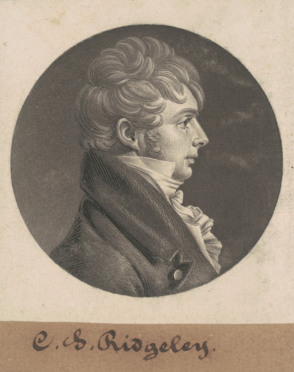 Charles Sterett Ridgely de Charles B. J. Févret de Saint Mémin
