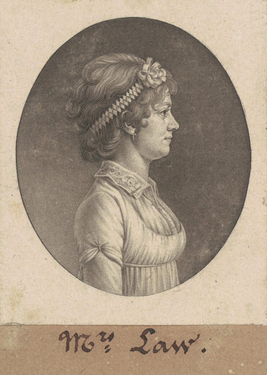 Elizabeth Parke Custis Law de Charles B. J. Févret de Saint Mémin