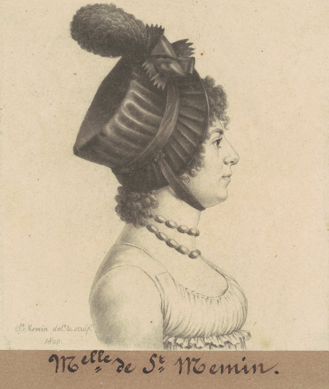 Étiennette-Charlotte-Adélaïde Févret de Saint-Mémin de Charles B. J. Févret de Saint Mémin