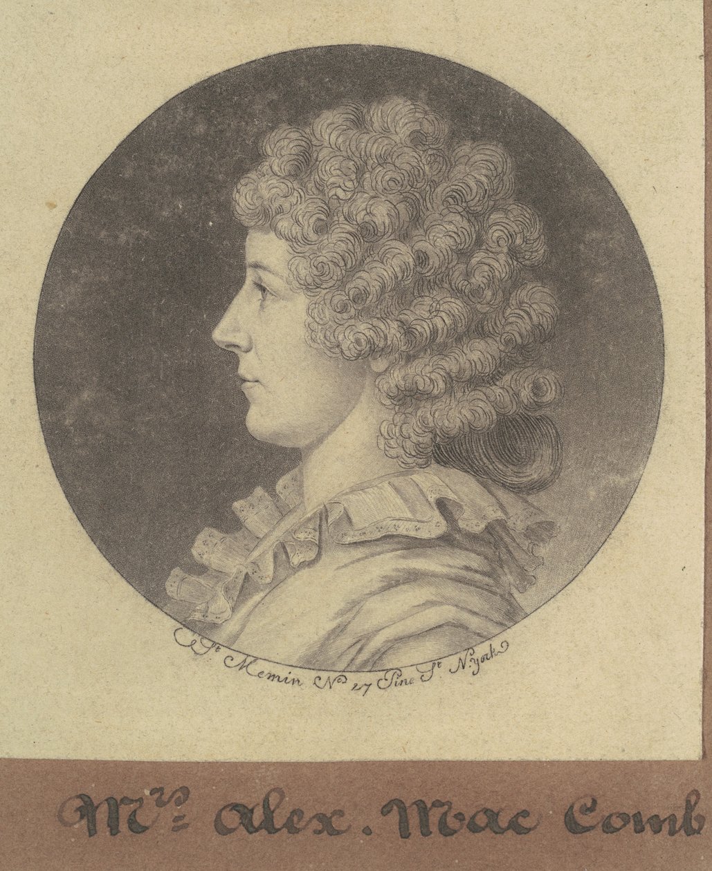 Janette Marshall Macomb de Charles B. J. Févret de Saint Mémin