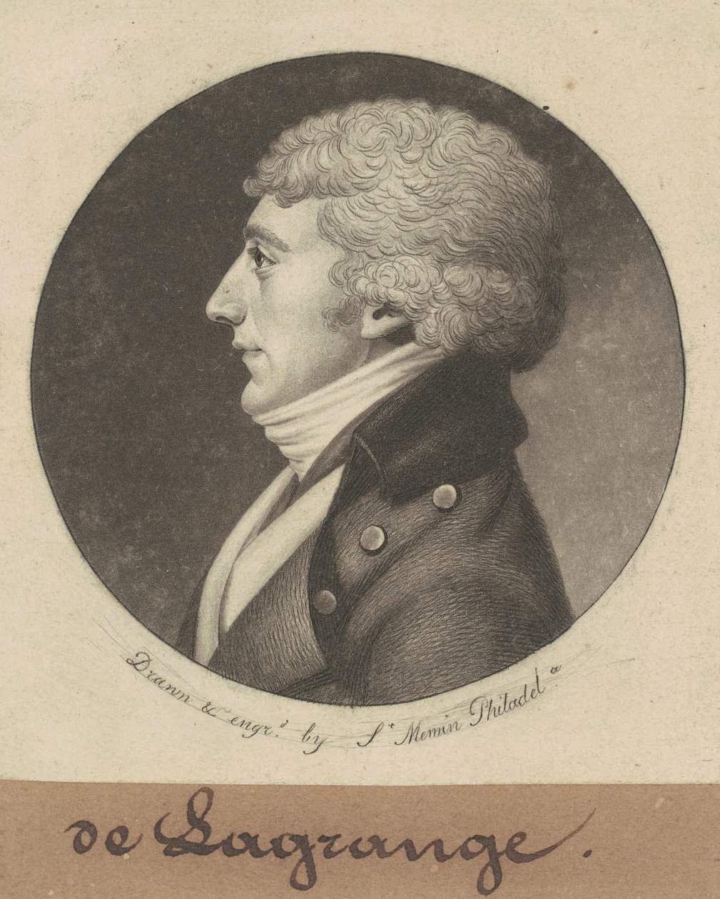 Joseph E. G. M. de la Grange de Charles B. J. Févret de Saint Mémin