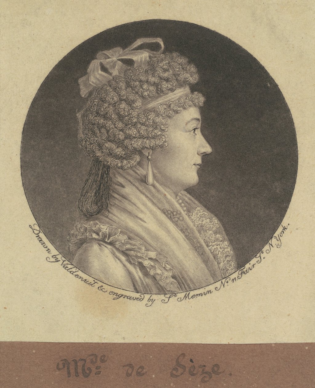 Madame Jean de Sèze de Charles B. J. Févret de Saint Mémin