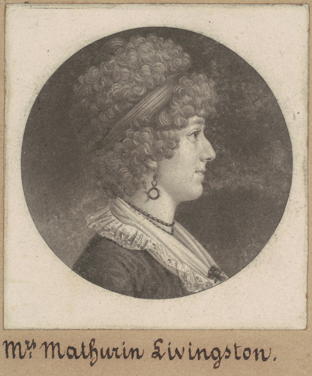 Margaret Lewis Livingston de Charles B. J. Févret de Saint Mémin