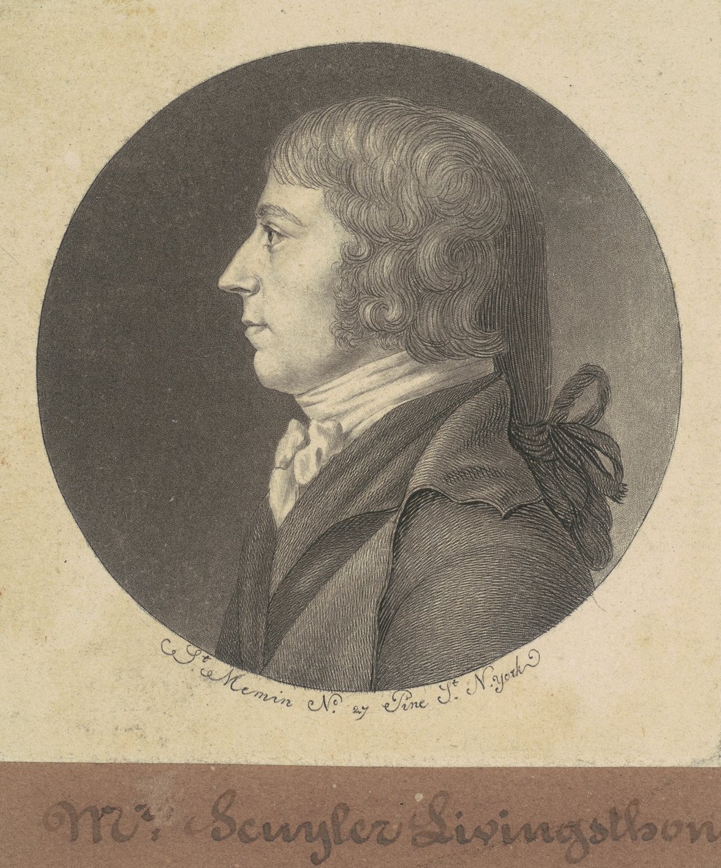 Peter Schuyler Livingston de Charles B. J. Févret de Saint Mémin