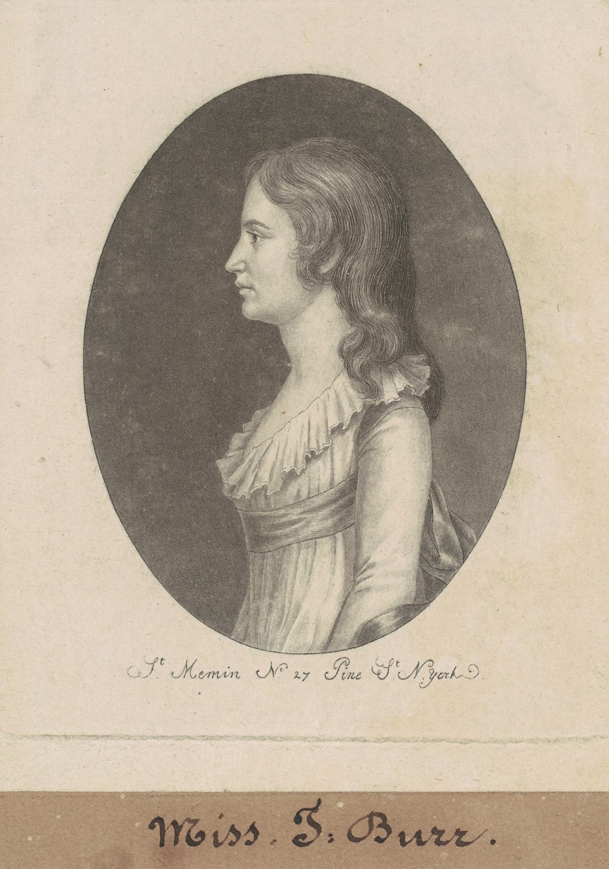 Theodosia Burr de Charles B. J. Févret de Saint Mémin