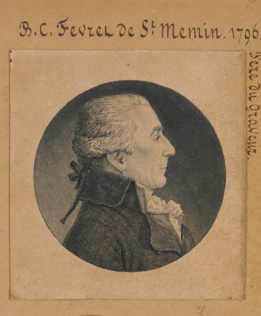 Bénigne-Charles Févret de Saint-Mémin de Charles Balthazar Julien Févret de Saint-Mémin