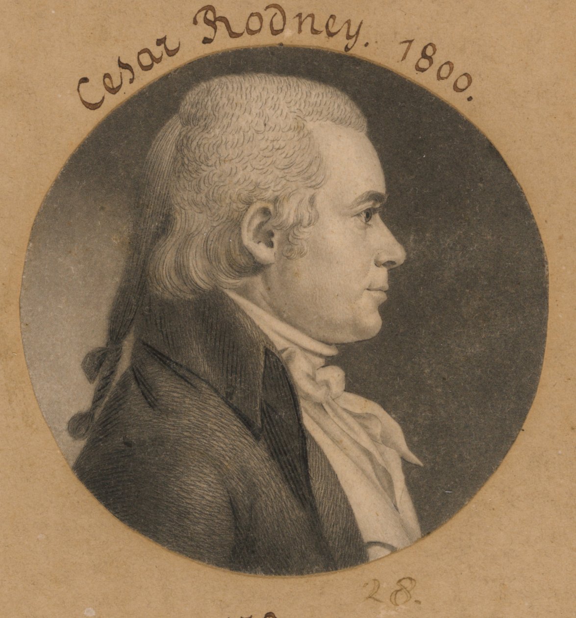 Caesar Augustus Rodney de Charles Balthazar Julien Févret de Saint-Mémin