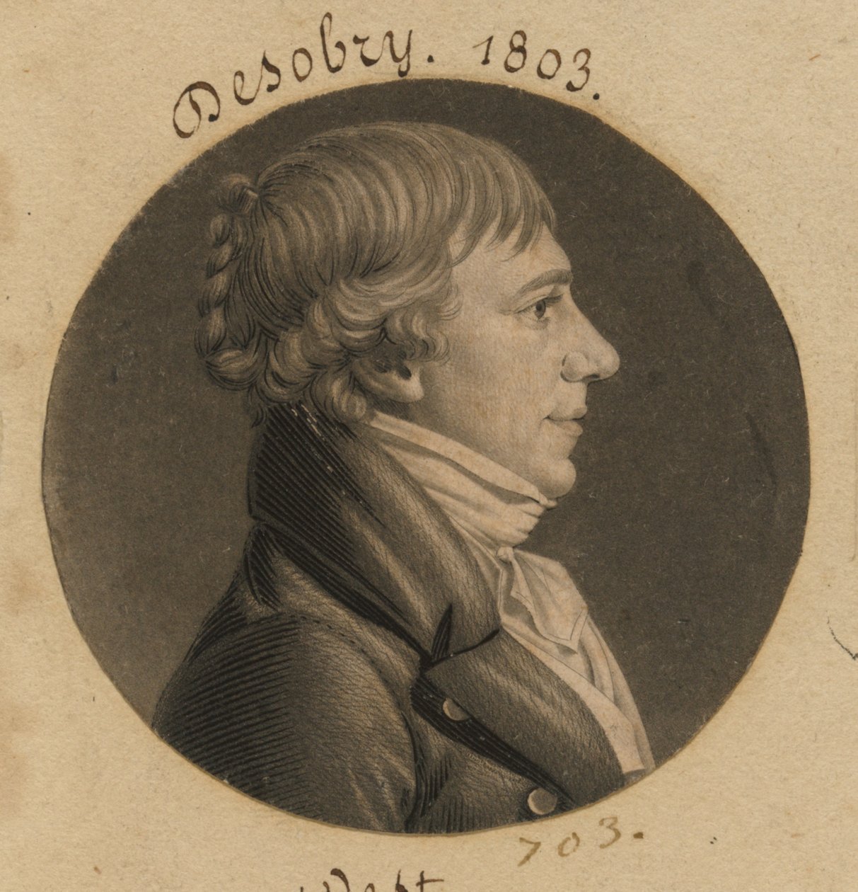 Desobry de Charles Balthazar Julien Févret de Saint-Mémin