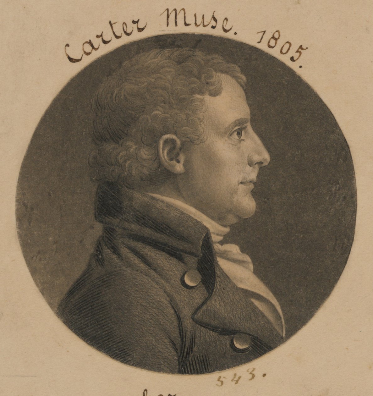 Edward Carter de Charles Balthazar Julien Févret de Saint-Mémin