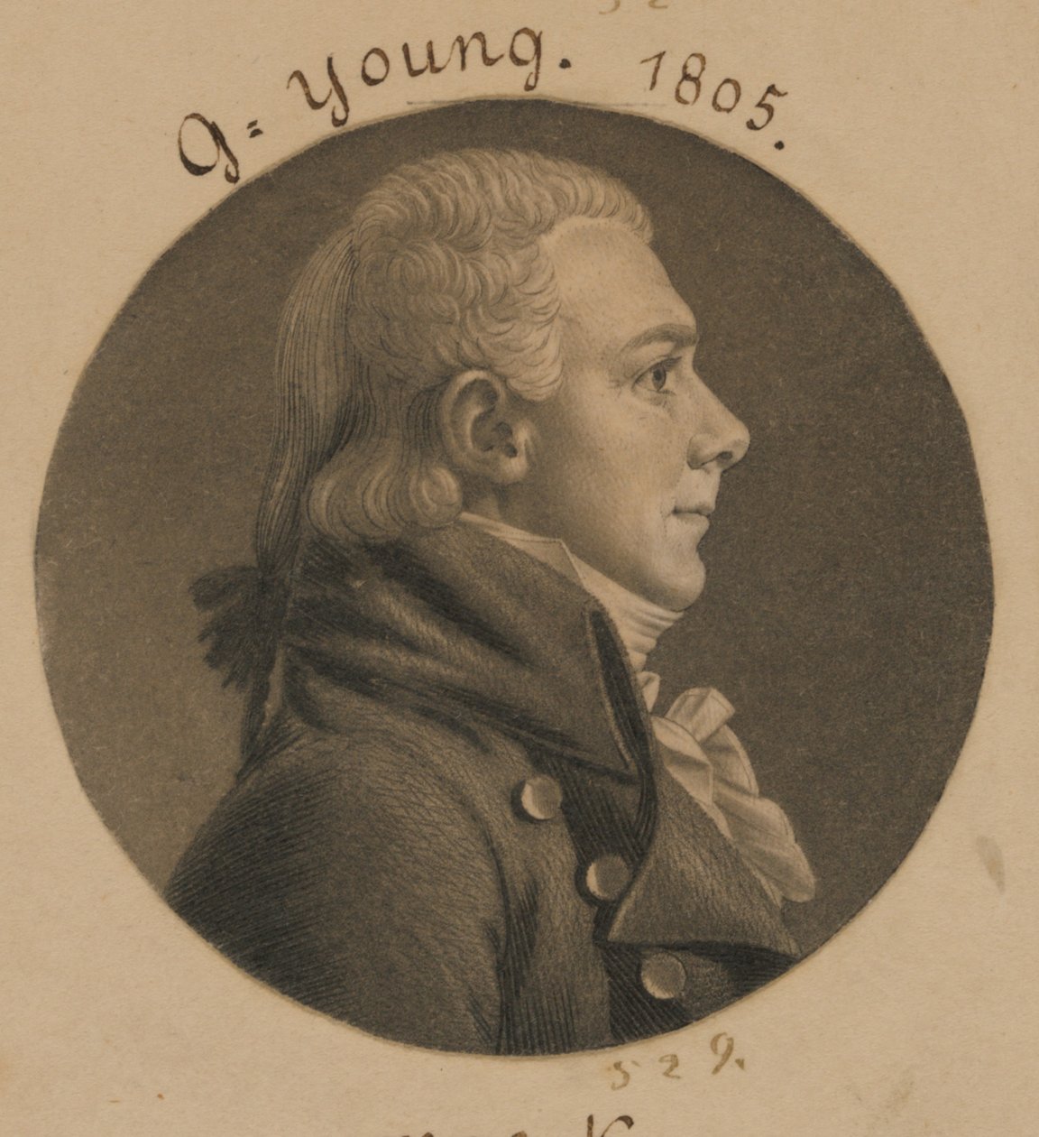 George Young de Charles Balthazar Julien Févret de Saint-Mémin