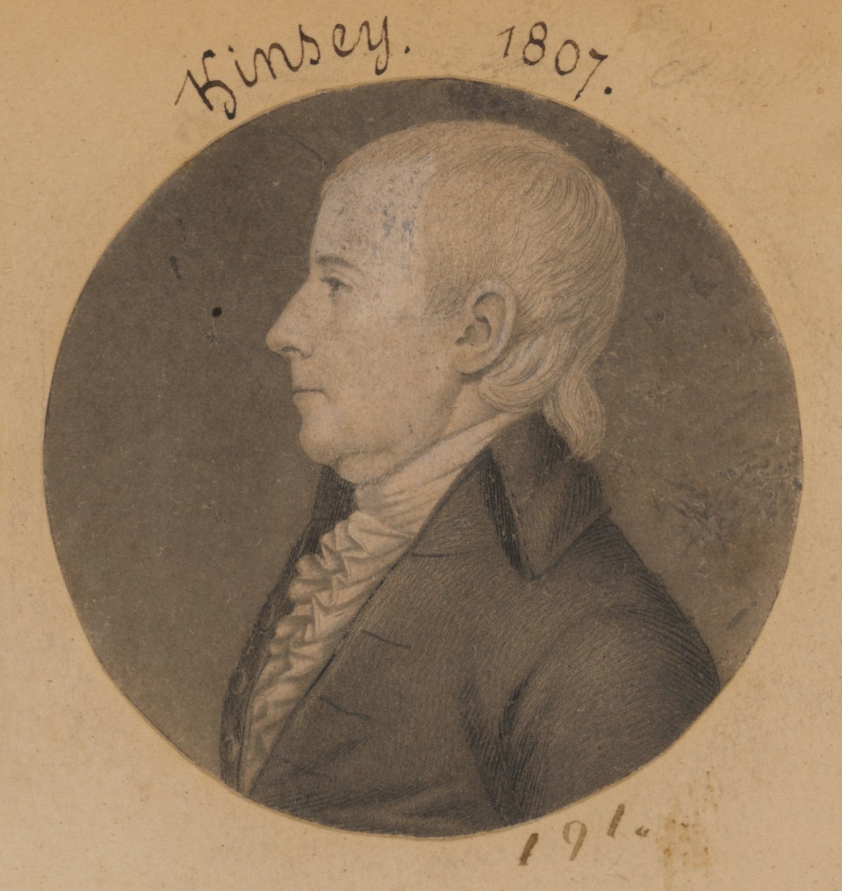 James Kinsey de Charles Balthazar Julien Févret de Saint-Mémin