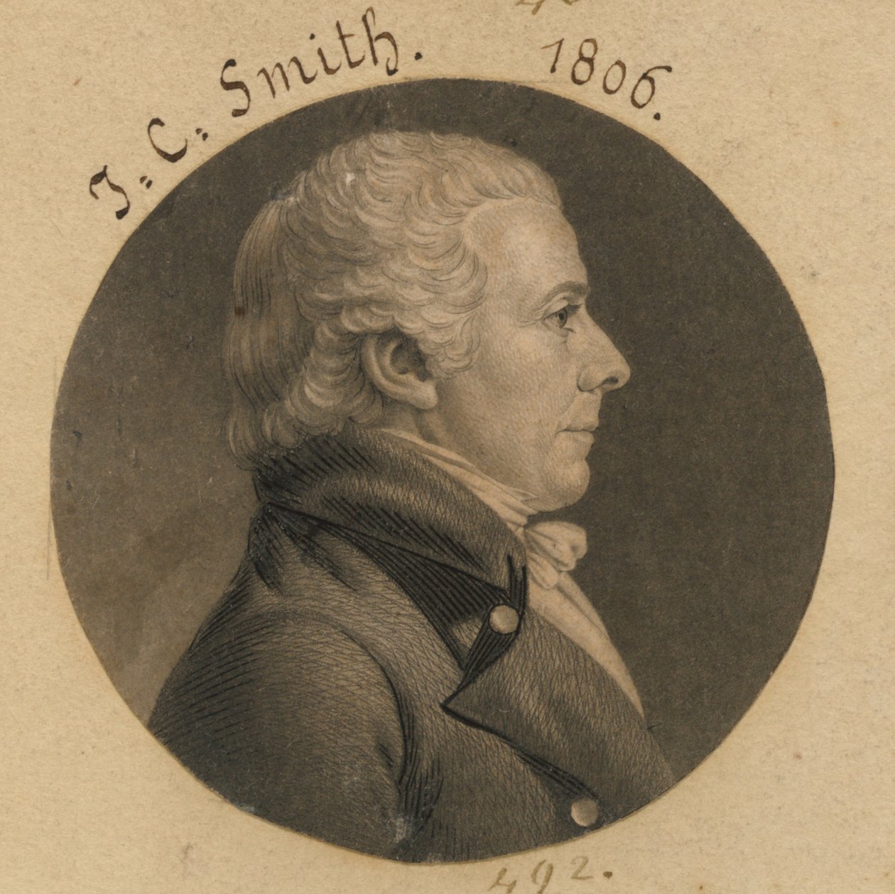 John Cotton Smith de Charles Balthazar Julien Févret de Saint-Mémin