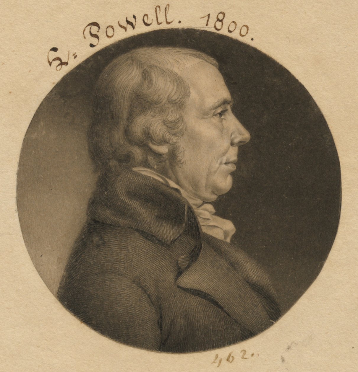 Levin Powell de Charles Balthazar Julien Févret de Saint-Mémin
