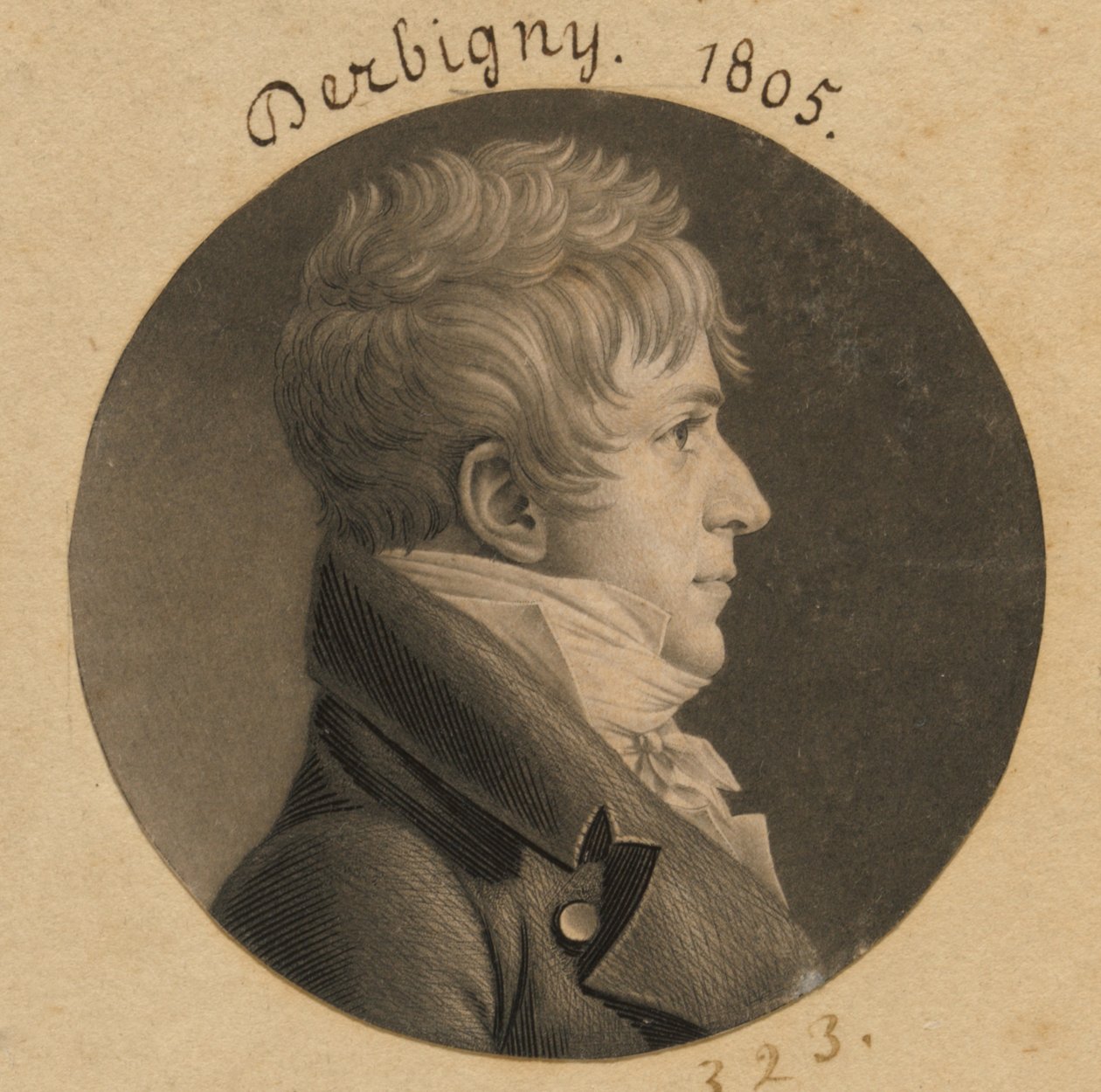 Pierre Auguste Charles Bourguignon Derbigny de Charles Balthazar Julien Févret de Saint-Mémin
