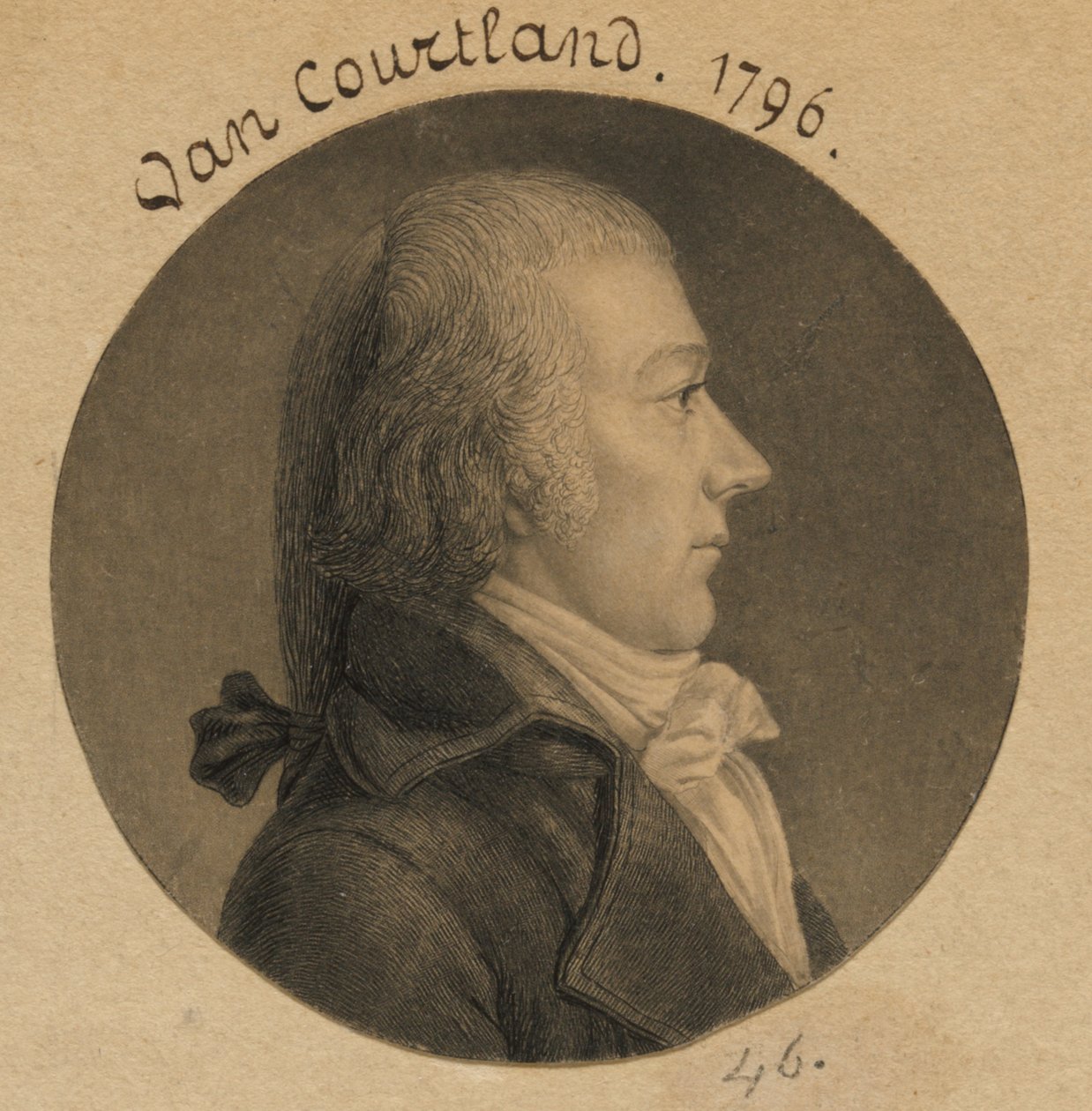 Pierre Van Cortlandt de Charles Balthazar Julien Févret de Saint-Mémin