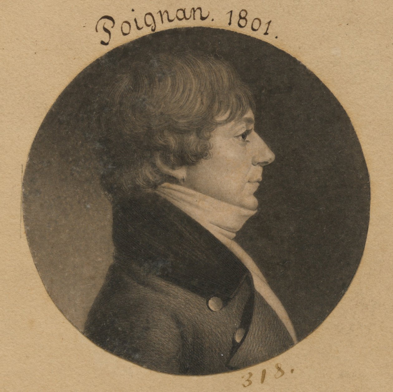 Poignan de Charles Balthazar Julien Févret de Saint-Mémin