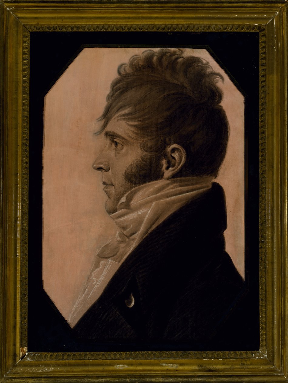 Retrato de un hombre, c. 1804 de Charles Balthazar Julien Févret de Saint Mémin