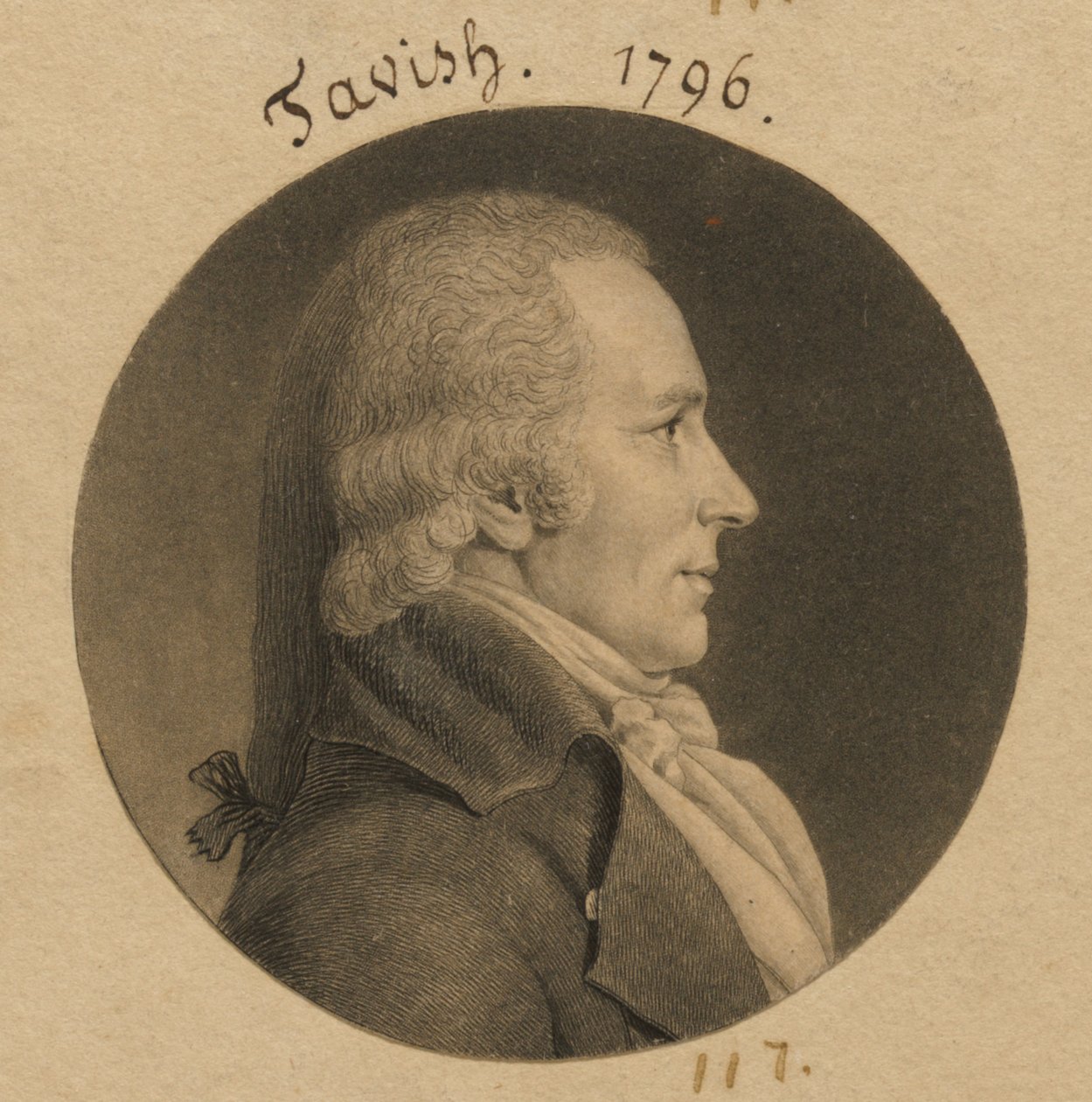 Posiblemente Tavish o John McTavish de Charles Balthazar Julien Févret de Saint-Mémin