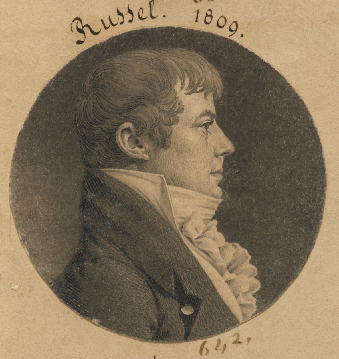 Posiblemente Nathaniel Russell o J. Dawson de Charles Balthazar Julien Févret de Saint-Mémin
