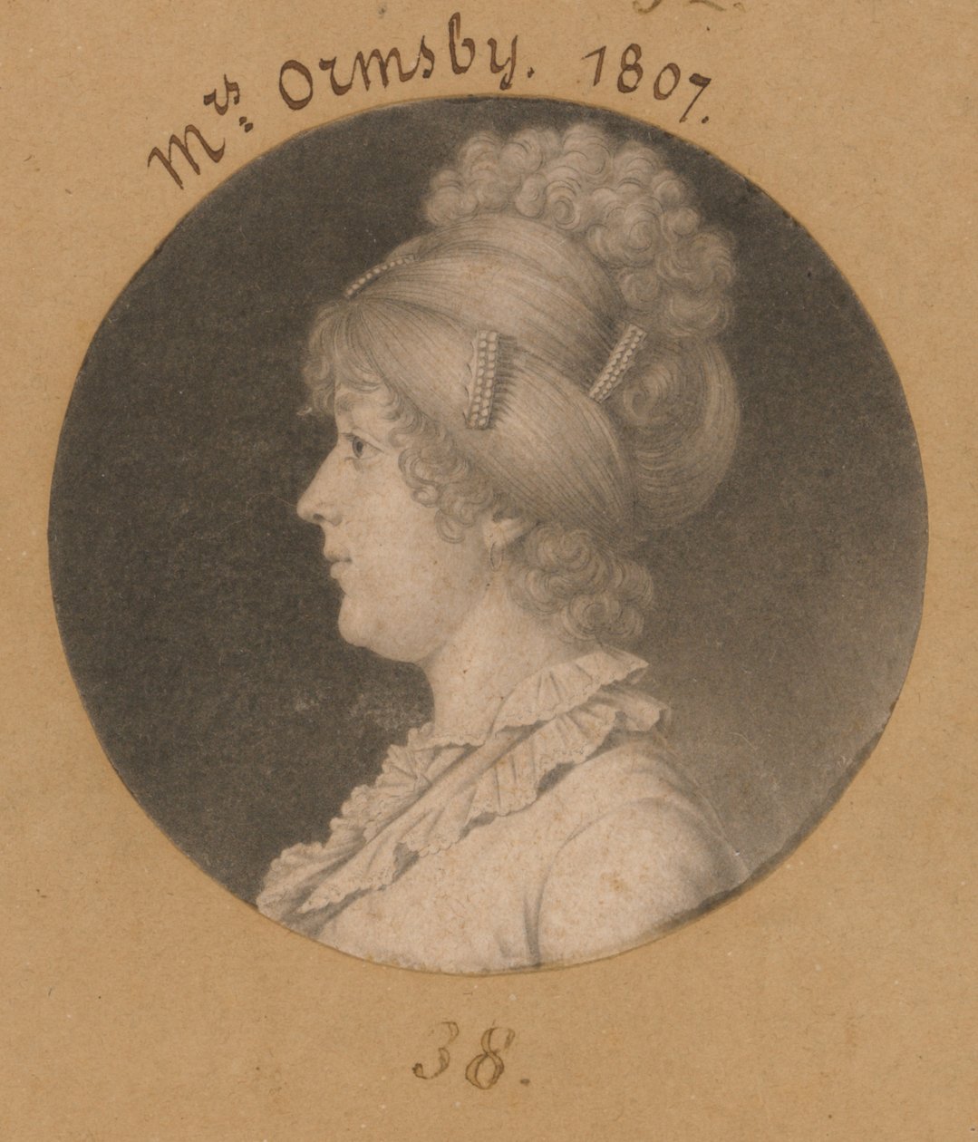 Sarah Mahon Ormsby de Charles Balthazar Julien Févret de Saint-Mémin