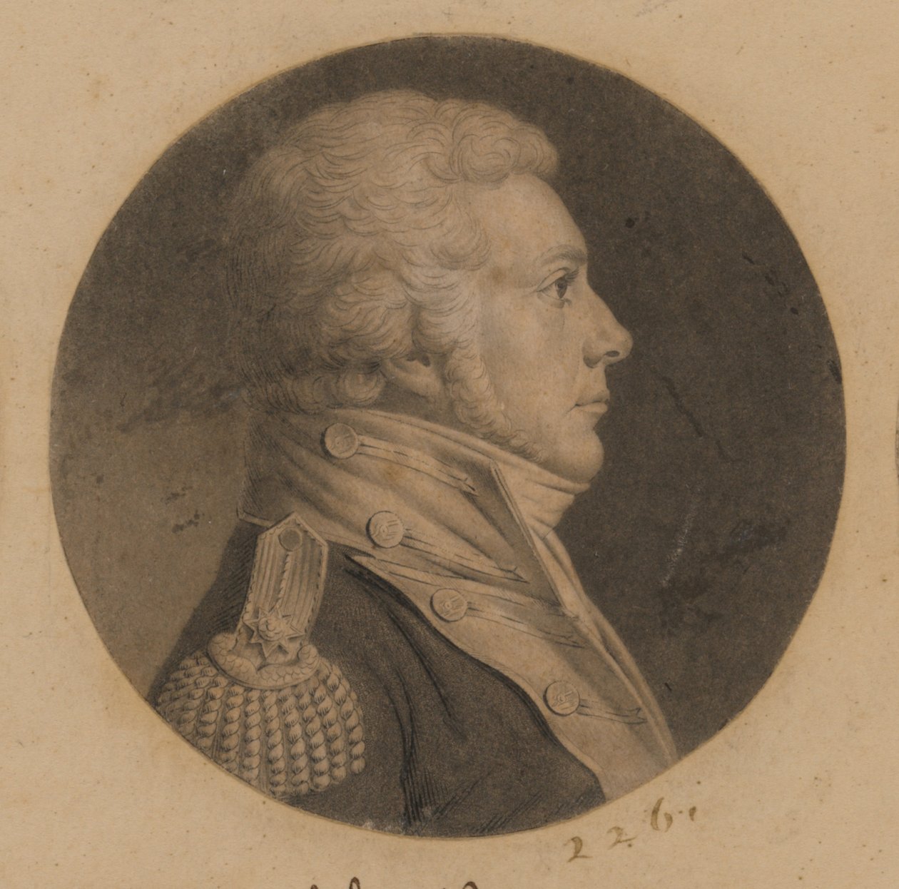 Hombre no identificado de Charles Balthazar Julien Févret de Saint-Mémin