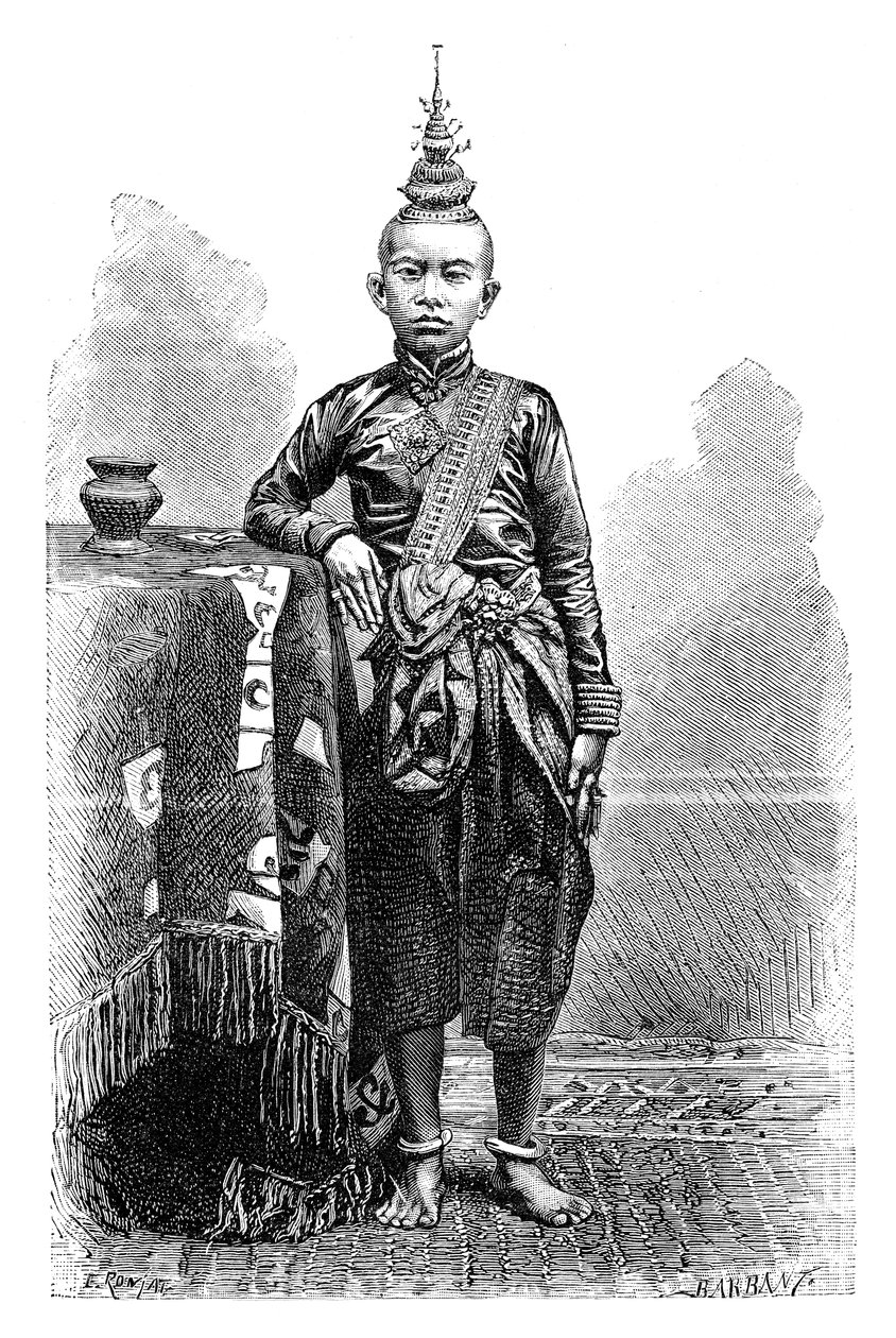 Cambojan, hijo mayor de Narodom, 1895 de Charles Barbant