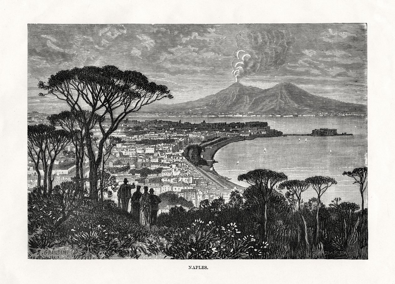 Nápoles, Italia, 1879 de Charles Barbant