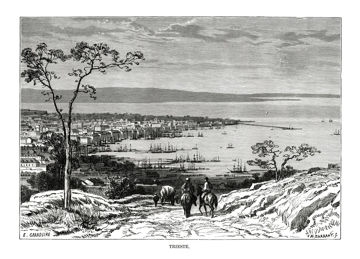 Trieste, Italia, 1879 de Charles Barbant