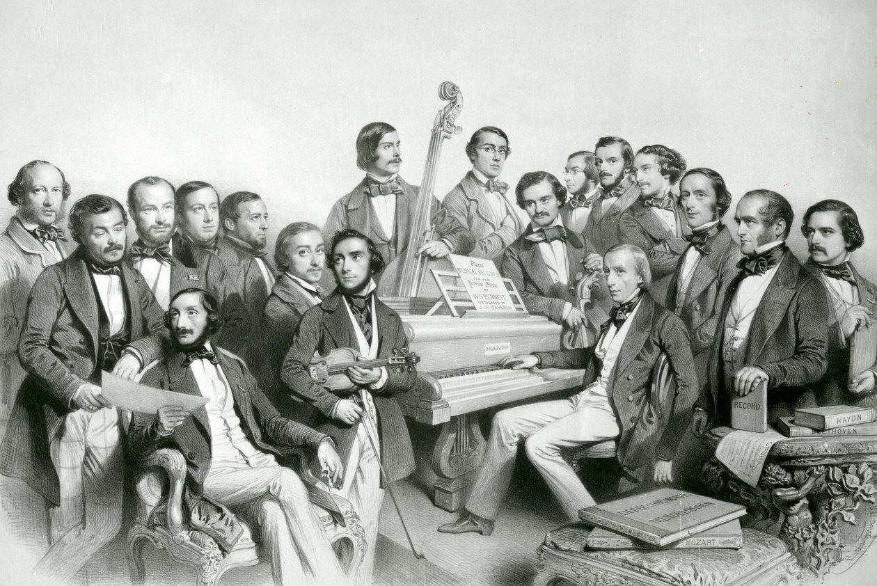 La Unión Musical, publ. por Hanhart, 1851 de Charles Baugniet