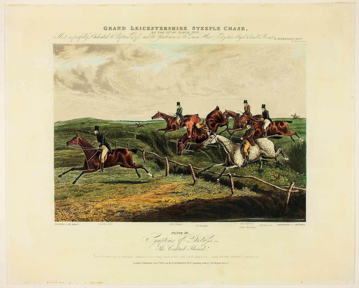 Síntomas de angustia, de The Grand Steeplechase Over Leicestershire de Charles Bentley